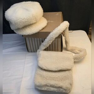 Vintage Ladies Garay Wool Purse & Union Made Wool Hat